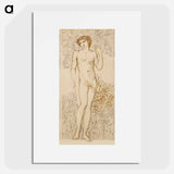 The Angels of the Hierarchy: Male Nude: Imago Dei - エドワード バーン ジョーンズ Poster.