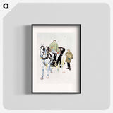 Vintage carriage print in high resolution by Edward Penfield - Edward Penfield Poster.