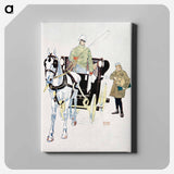 アートパネル-Vintage carriage print in high resolution by Edward Penfield - エドワード ペンフィールド Canvas.