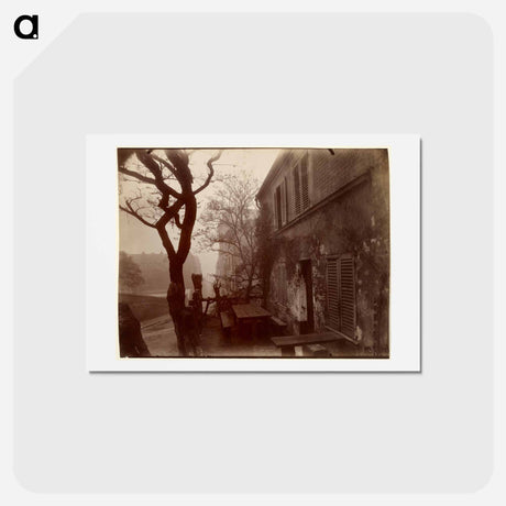 アートポストカード-The Tavern the Lapin Agile, rue des Saules
 - ウジェーヌ アジェ Postcard.