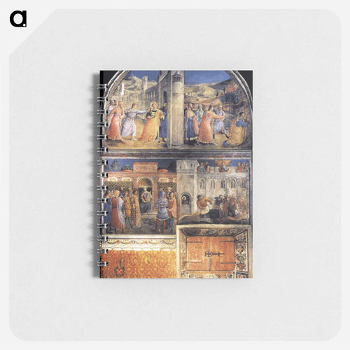 View of east wall of the chapel - フラ アンジェリコ Memo.