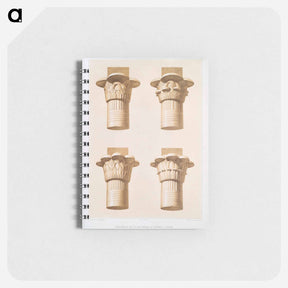 アートメモ帳-Capitals of the Colonnade of Dromos, in Philae
 - エジプト美術史 Memo.