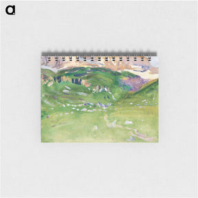 アートメモ帳-Sellar Alp, Dolomites by John Singer Sargent - ジョン シンガー サージェント Memo.