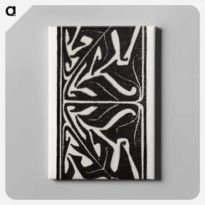 アートパネル-Woodcut ornament - ユリー デ フラーハ Canvas.