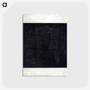 アートポストカード-Black Square - カジミール マレーヴィチ Postcard.