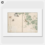 アートポスター-Picture Book of Selected Insects - 喜多川 歌麿 Poster.