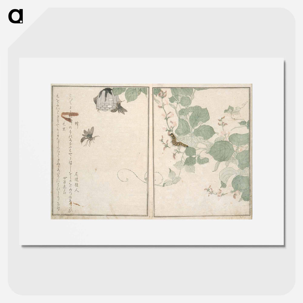 Picture Book of Selected Insects - 喜多川 歌麿 Poster.