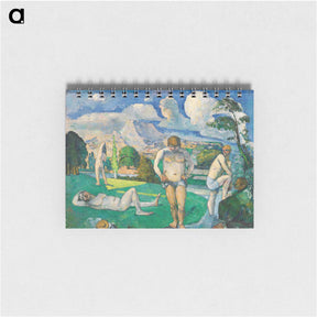 アートメモ帳-Bathers at Rest - ポール セザンヌ Memo.