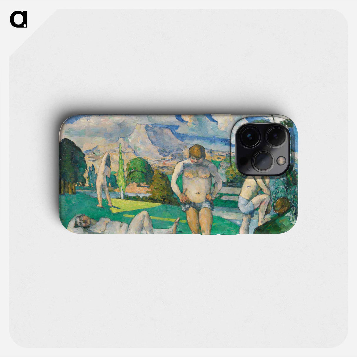 Bathers at Rest - Paul Cezanne Phone Case.