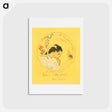 アートポストカード-Projet d’assiette (Leda) (Design for a Plate [Leda]) - ポール ゴーギャン Postcard.