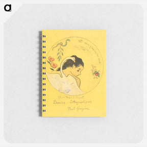 アートメモ帳-Projet d’assiette (Leda) (Design for a Plate [Leda]) - ポール ゴーギャン Memo.