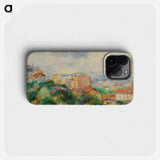 View From Montmartre - ピエール オーギュスト ルノワール Phone Case.