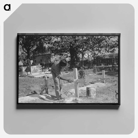 アートパネル-Farmer's Boots and Spurs, Pie Town
 - ラッセル リー Canvas.