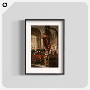 アートポスター-The Conversion and Baptism of St. Augustine by St. Ambrose
 - セントルイス美術館 Poster.