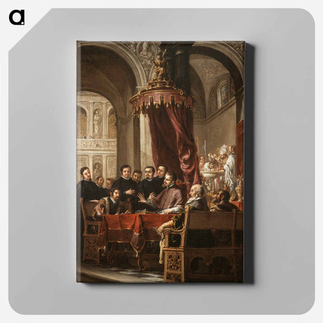 アートパネル-The Conversion and Baptism of St. Augustine by St. Ambrose
 - セントルイス美術館 Canvas.