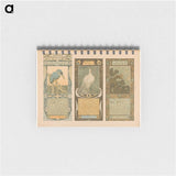 Kalenders voor januari, mei en juli 1904 by Theo van Hoytema - テオ ヴァン ホイテマ Memo.
