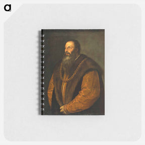 アートメモ帳-Portrait of Pietro Aretino - ティツィアーノ ヴェチェッリオ Memo.