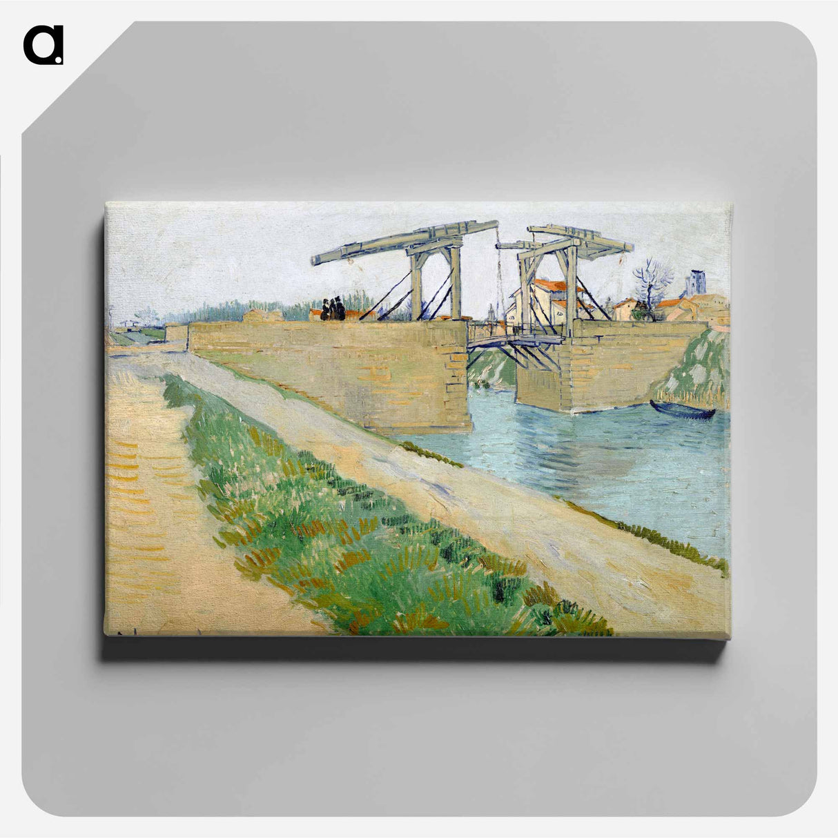 The Langlois Bridge - フィンセント ファン ゴッホ Canvas.