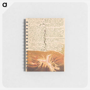 アートメモ帳-The First Book of Urizen, Plate 19 - ウィリアム ブレイク Memo.