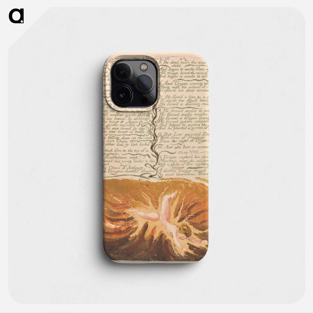 The First Book of Urizen, Plate 19 - ウィリアム ブレイク Phone Case.