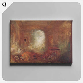 アートパネル-Interior of Petworth House - ウィリアム ターナー Canvas.