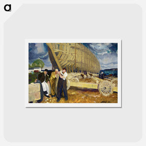 アートポストカード-Builders of Ships
 - イェール大学アートギャラリー Postcard.