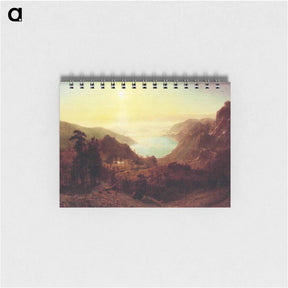 アートメモ帳-Donner Lake from the Summit - アルバート ビアスタット Memo.
