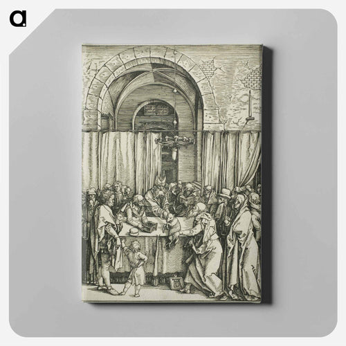 The Rejection of Joachim's Offering - アルブレヒト デューラー Canvas.