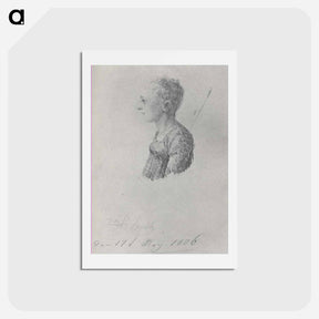 アートポストカード-Luise Sponholz - カスパー ダーヴィト フリードリヒ Postcard.