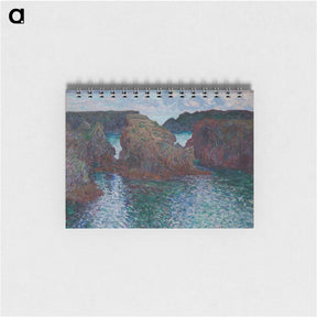 アートメモ帳-Rocks at Port-Goulphar, Belle-Île - クロード モネ Memo.