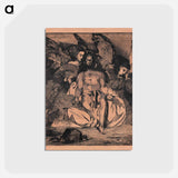 アートポストカード-Dead Christ with Angels - エドゥアール マネ Postcard.