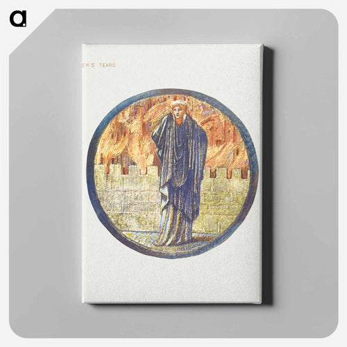 Helen's Tears from The Flower Book - エドワード バーン ジョーンズ Canvas.