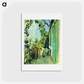 アートポストカード-The Terrace, St. Tropez - アンリ マティス Postcard.