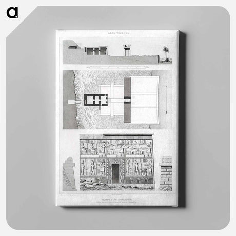 アートパネル-Temple of Dendur
 - エジプト美術史 Canvas.
