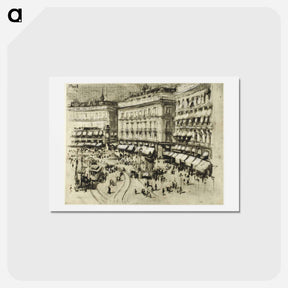 アートポストカード-Summer Day in Madrid
 - ジョセフ ペネル Postcard.