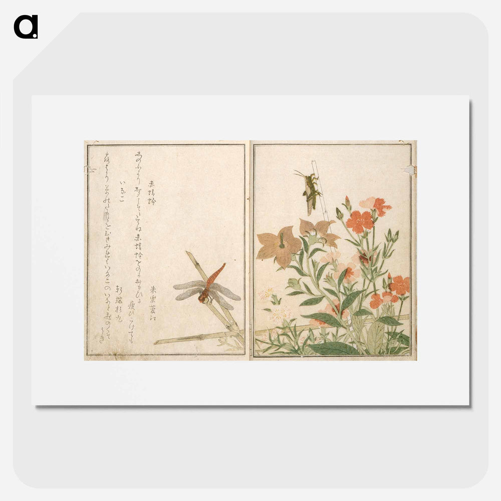 Picture Book of Selected Insects, vol. II - 喜多川 歌麿 Poster.