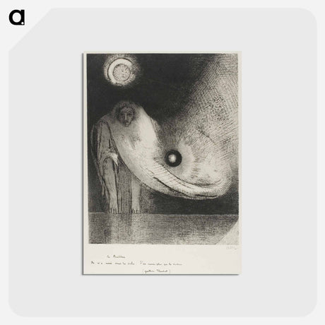 アートポストカード-The Buddha - オディロン ルドン Postcard.