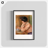 Cup of Chocolate - Pierre Auguste Renoir Poster.