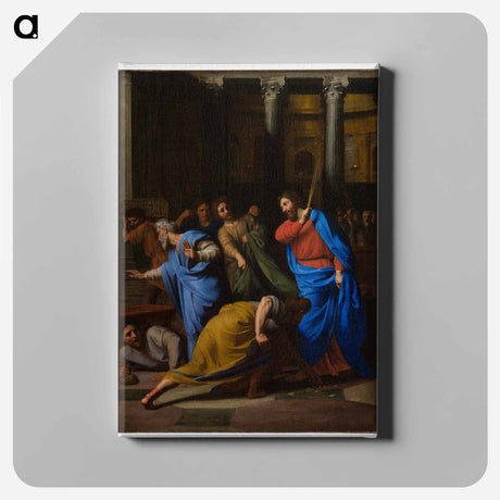 アートパネル-Christ Expelling the Money-Changers from the Temple
 - セントルイス美術館 Canvas.