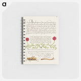 アートメモ帳-Pheasant's Eye, Cricket or Grasshopper, and Wireworm
 - 書道のお手本 Memo.