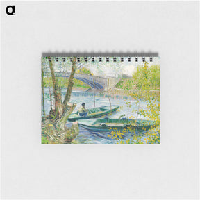 アートメモ帳-Fishing in Spring, the Pont de Clichy (Asnières) - フィンセント ファン ゴッホ Memo.