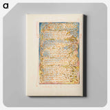 Songs of Innocence and of Experience: A Cradle Song - William Blake Canvas.