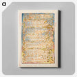アートパネル-Songs of Innocence and of Experience: A Cradle Song - ウィリアム ブレイク Canvas.