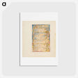 アートポストカード-Songs of Innocence and of Experience: A Cradle Song - ウィリアム ブレイク Postcard.