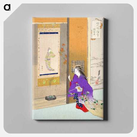 アートパネル-Woman Before a Tokonoma: Pictures of Women’s Manners and Customs
 - イェール大学アートギャラリー Canvas.