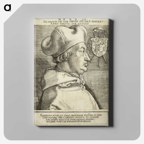 Cardinal Albrecht of Brandenburg - アルブレヒト デューラー Canvas.