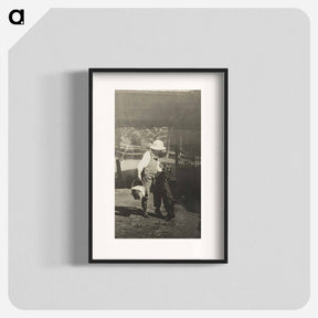 アートポスター-Untitled (Niece Elizabeth with “Inky” at Oaklawn) - アルフレッド スティーグリッツ Poster.
