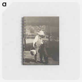 アートメモ帳-Untitled (Niece Elizabeth with “Inky” at Oaklawn) - アルフレッド スティーグリッツ Memo.