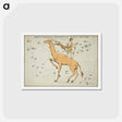 アートポストカード-Camelopardalis, Tarandus and the Custos Messium - アンティーク地図 Postcard.