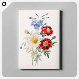 アートパネル-Red and Blue Flowers
 - バーンズ・コレクション Canvas.